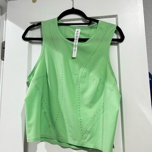 Lululemon Athletica Green Crop Tank Top
